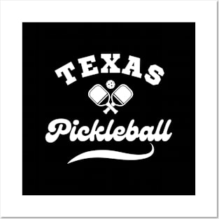 Texas pickleball player fun game Posters and Art